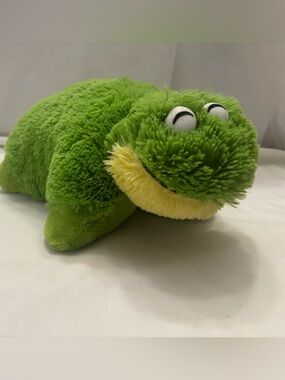 Pillow Pets Pee-Wees Friendly Frog Plush 11" Retired EUC